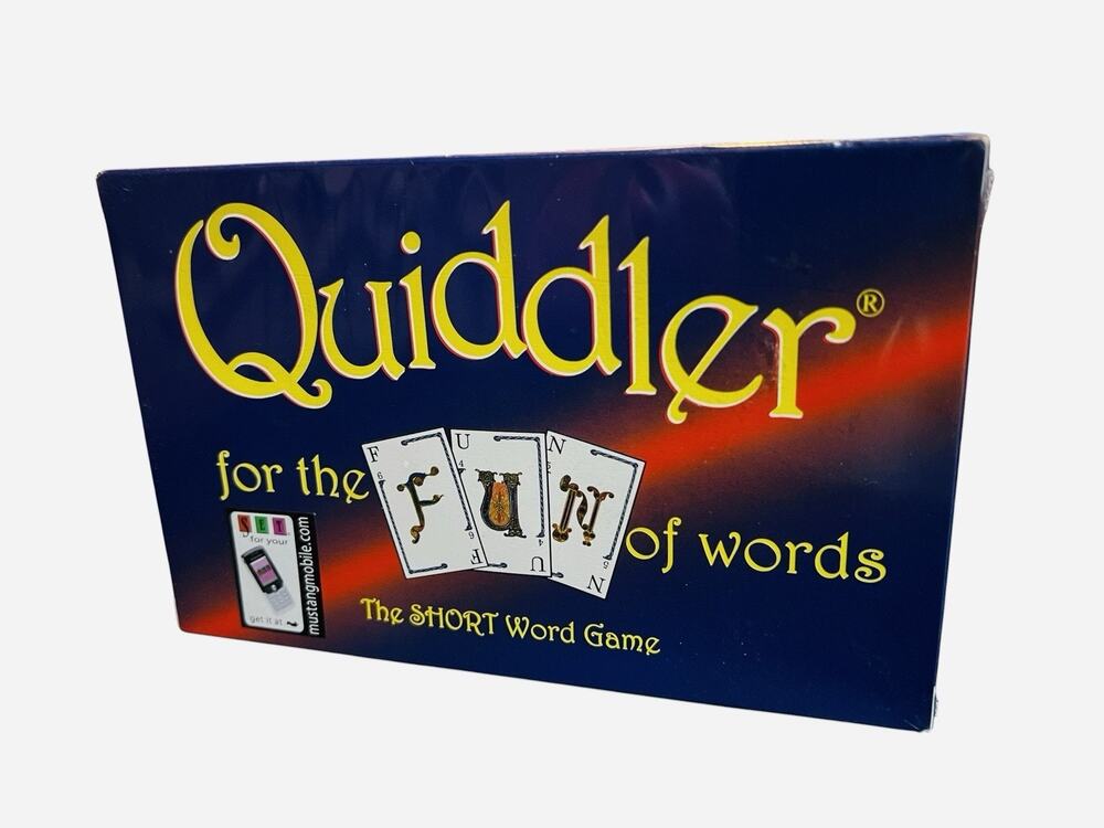 QUIDDLER The Short Word Game Fun / Family Card Game New